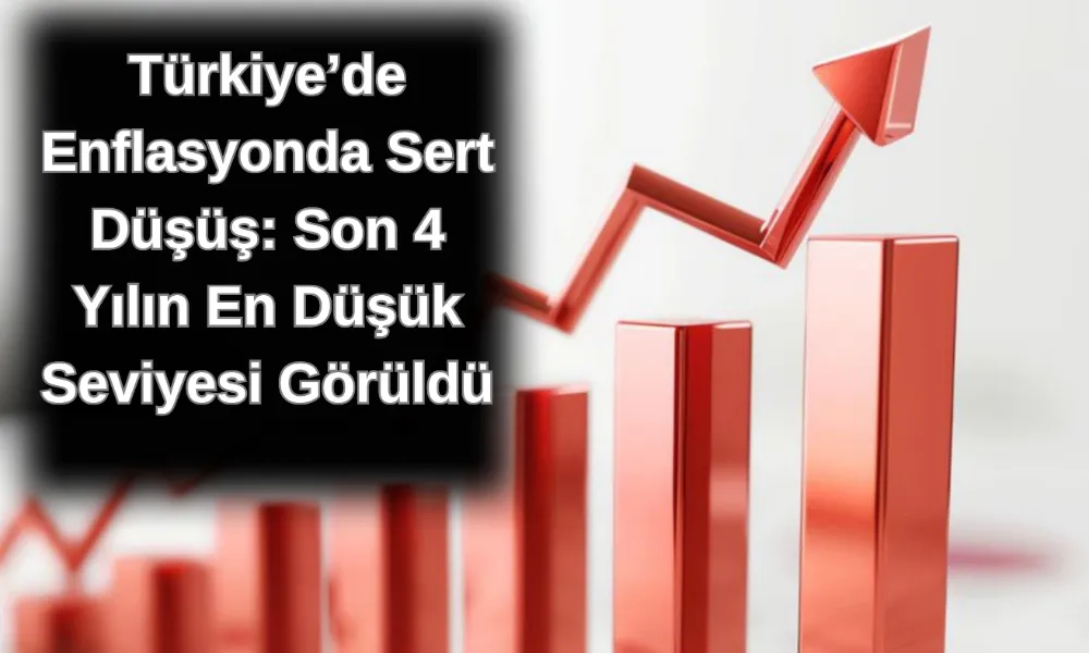Türkiye’de Enflasyonda Sert Düşüş: Son 4 Yılın En Düşük Seviyesi Görüldü